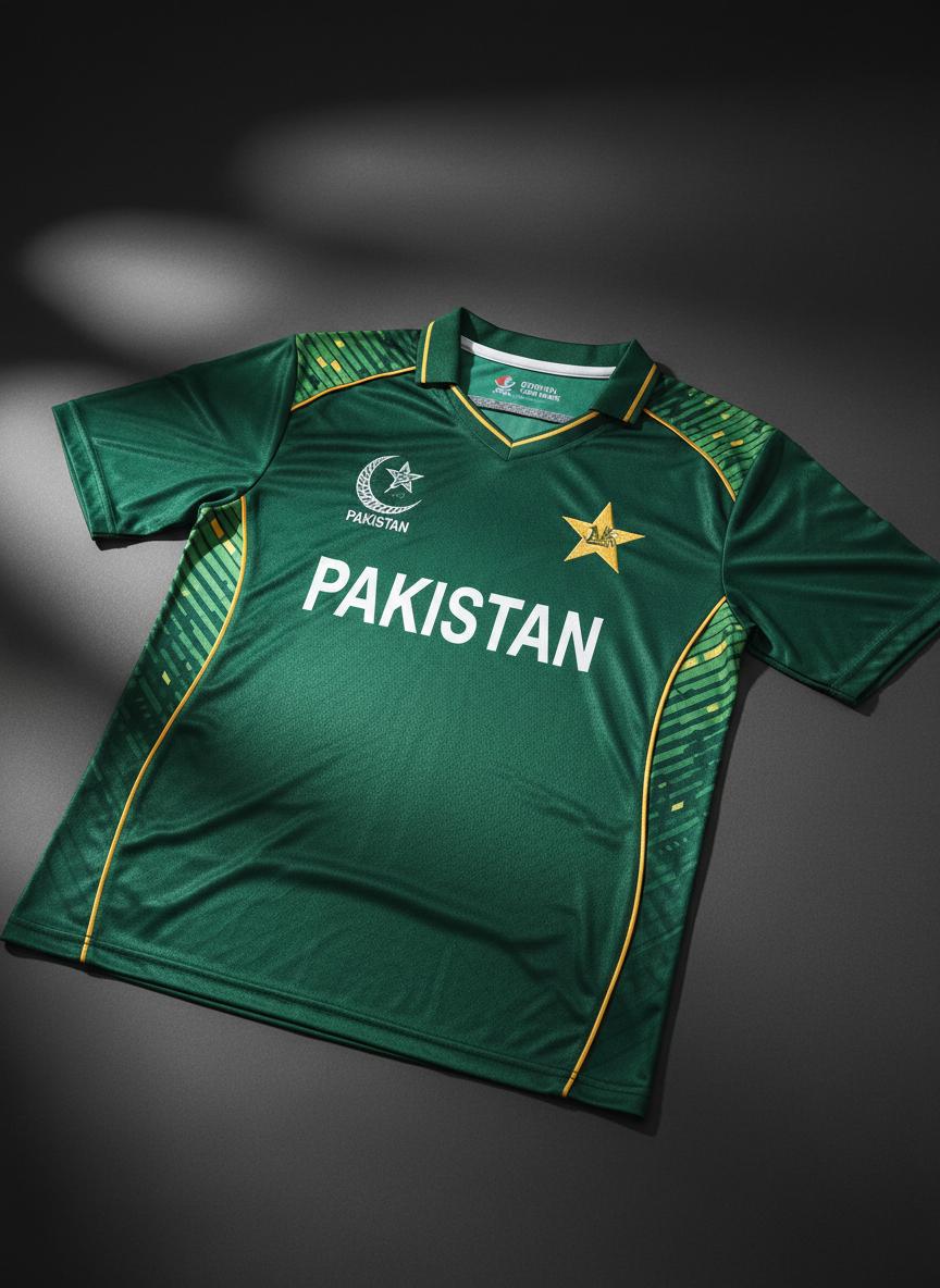 Cricket Team Jersey - Green